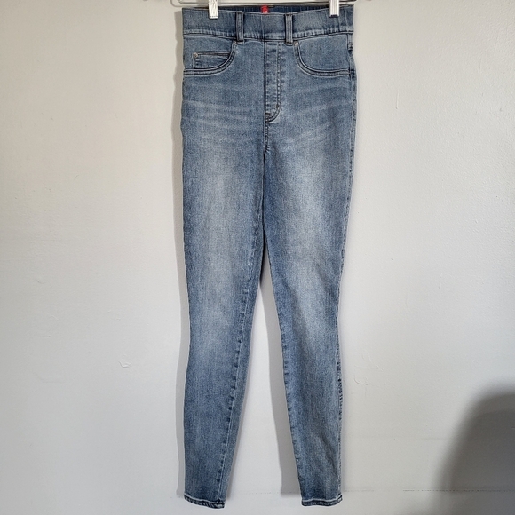 Spanx Denim Vintage Wash Skinny Jeans Tummy Control XS - Picture 9 of 9
